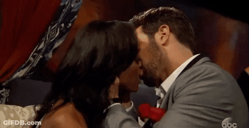 The Bachelorette Rachel Lindsay Kissing GIF