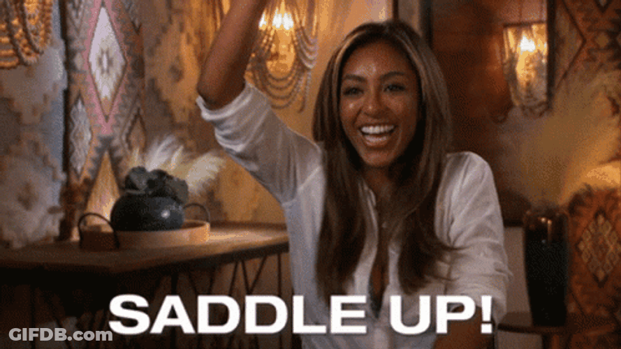 The Bachelorette Saddle Up GIF