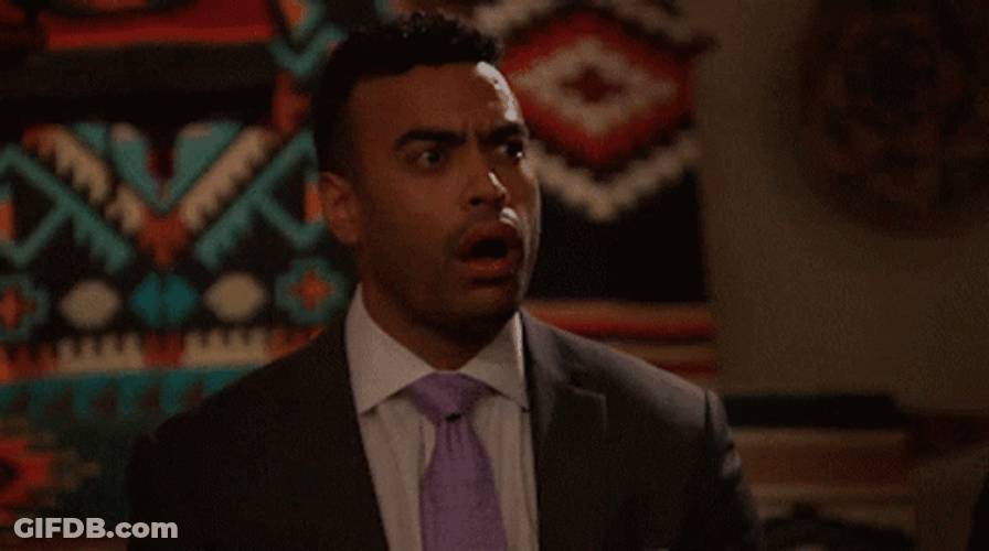The Bachelorette Shocked Guy GIF
