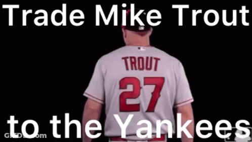 The Back Of A Baseball Player Wearing A Jersey With The Number 27 On It . GIF