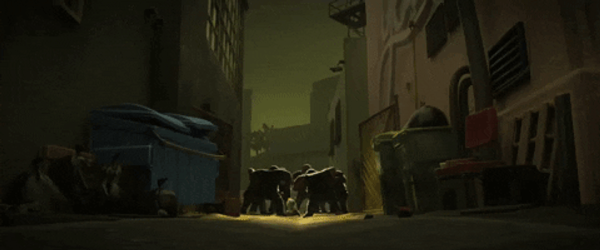 The Bad Guys Attacks GIF