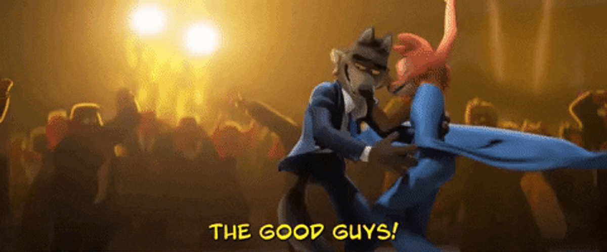 The Bad Guys Diane Turns Around GIF