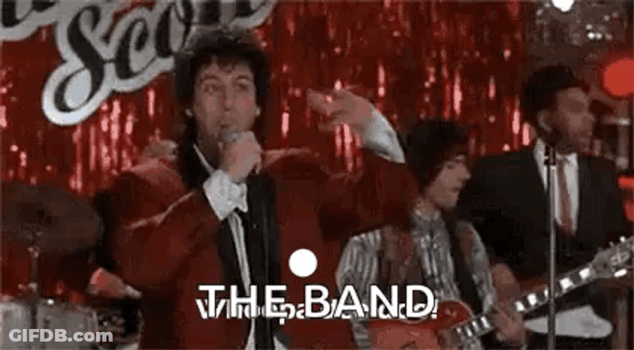 The Band Wedding Singer GIF
