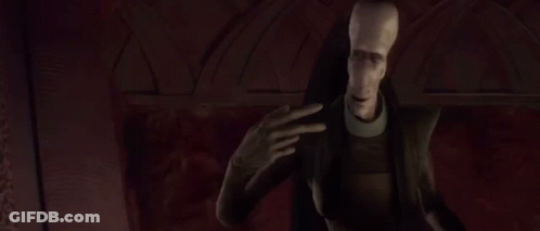 The Banking Clan Will Sign Your Treaty Written On A Black Background GIF