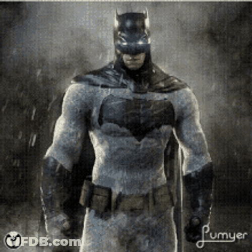 The Batman And Flying Bats Art GIF