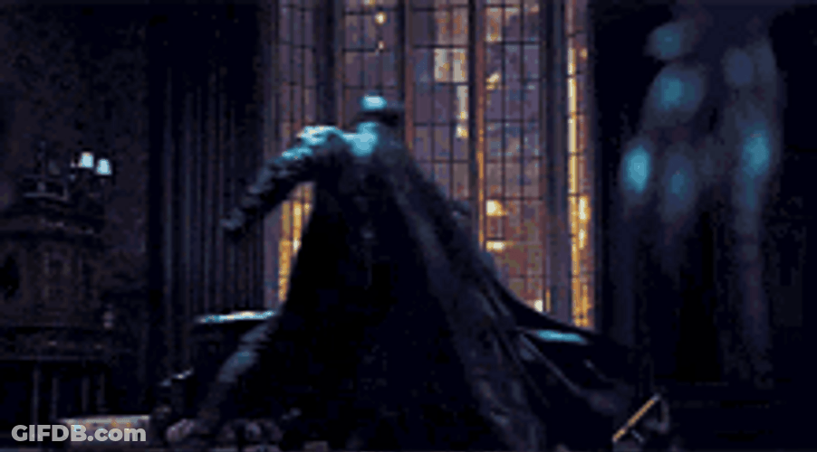 The Batman Carrying Catwoman Scene GIF