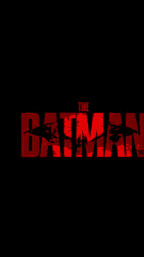 The Batman Glitching Movie Logo GIF