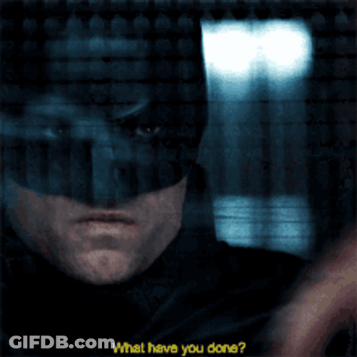 The Batman Robert Pattinson Angry Reaction GIF