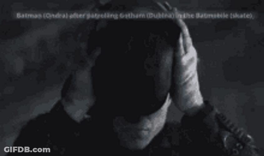 The Batman Robert Pattinson Taking Off Mask GIF