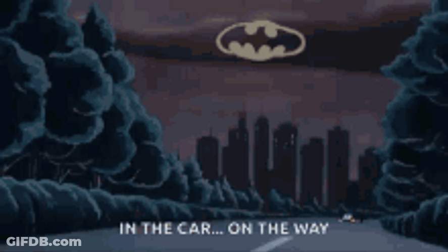 The Batman Signal-Bat Dc Comics Animation GIF