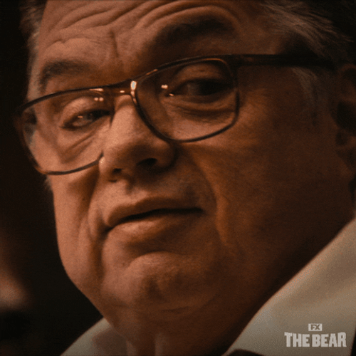 The Bear Oliver Platt Flirty Wink GIF