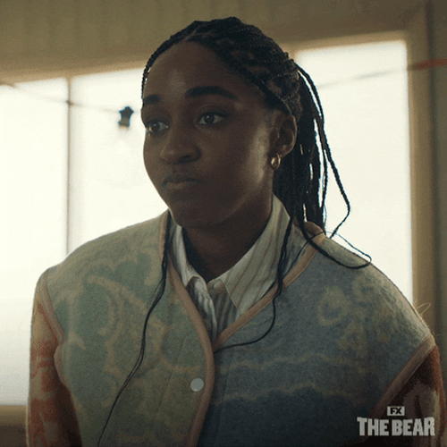 The Bear Sydney Adamu Awkward Smile GIF