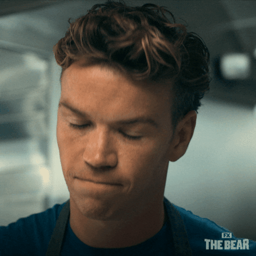 The Bear Will Poulter Nodding GIF