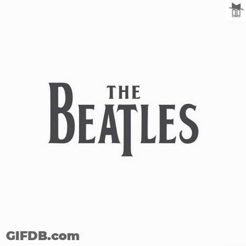 The Beatles Happy Animated Graphics Design GIF