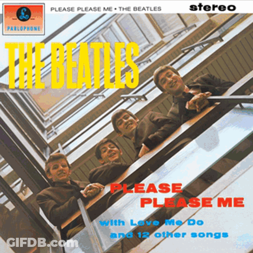 The Beatles Please Please Me CD Cover GIF