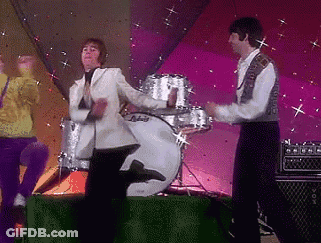 The Beatles Pumped Up Disco Dancing GIF