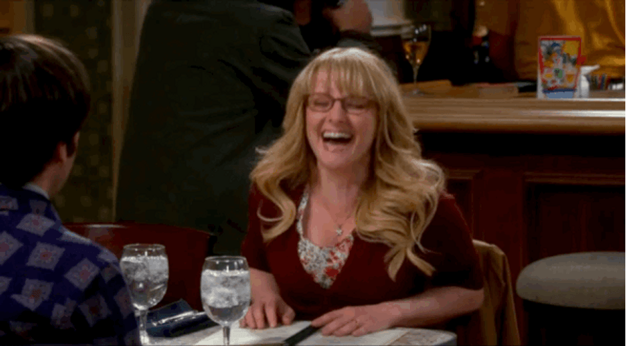 The Big Bang Theory Bernadette Fake Laugh GIF