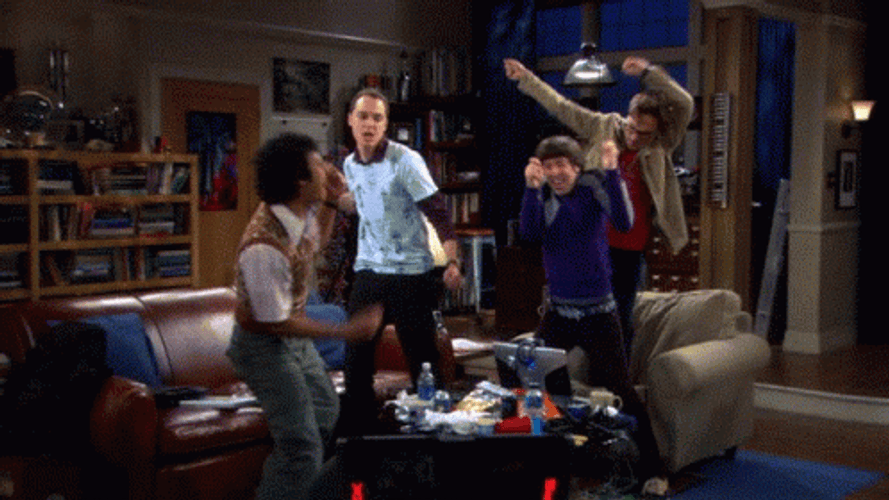 The Big Bang Theory Boys Night Out GIF