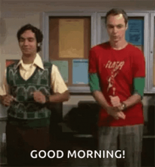 The Big Bang Theory Good Morning Dance GIF