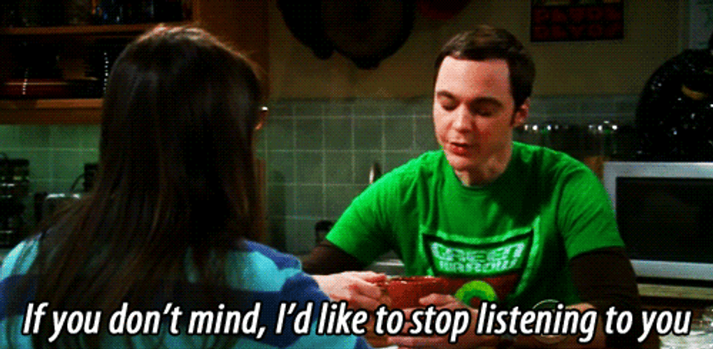 The Big Bang Theory If You Don't Mind GIF