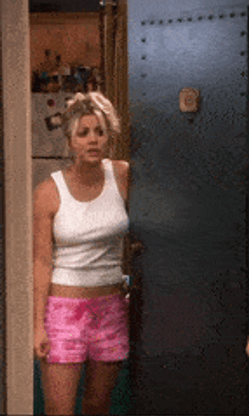 The Big Bang Theory Penny At The Door GIF