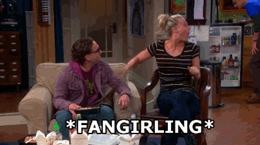 The Big Bang Theory Penny Fangirling OMG GIF