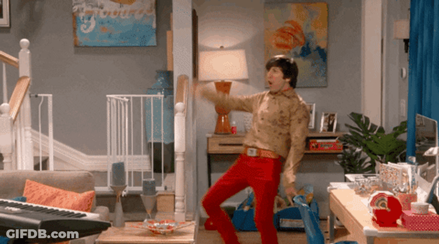 The Big Bang Theory Rock And Roll GIF