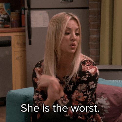The Big Bang Theory She Is The Worst GIF
