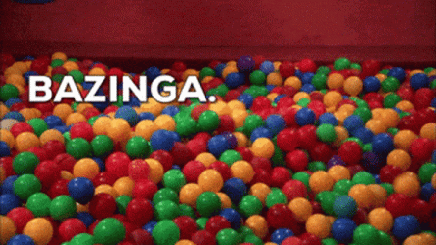 The Big Bang Theory Sheldon Cooper Bazinga GIF