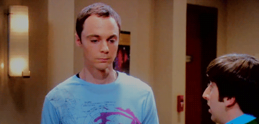 The Big Bang Theory Sheldon Creepy Smile GIF