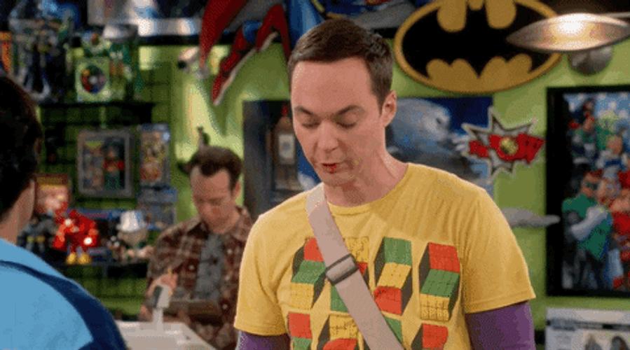 The Big Bang Theory Sheldon Goosebumps GIF