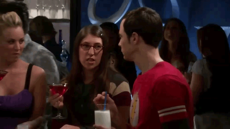 The Big Bang Theory Weekend Drinking GIF