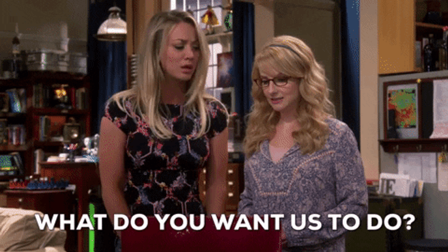 The Big Bang Theory What Do You Want GIF