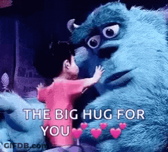 The Big Hugs For You Boo GIF