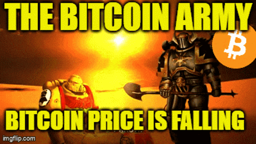 The Bitcoin Army Dip Kiss GIF