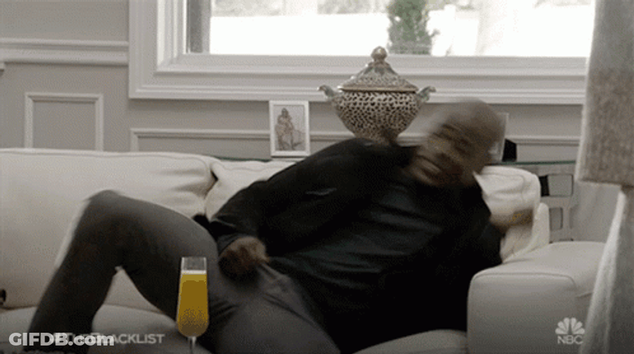 The Blacklist Dembe Celebrating GIF