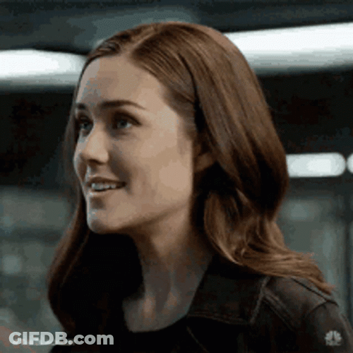 The Blacklist Elizabeth Nodding Head GIF