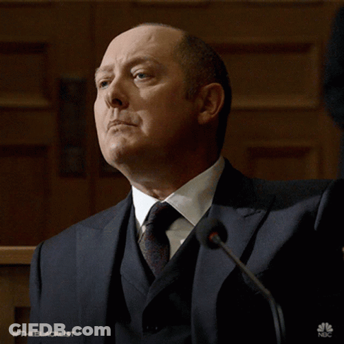 The Blacklist James Spader Thinking GIF