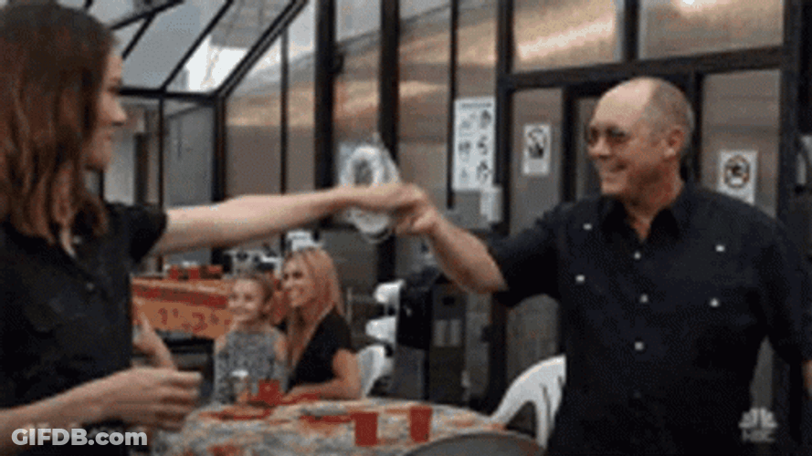 The Blacklist Red And Elizabeth Dancing GIF