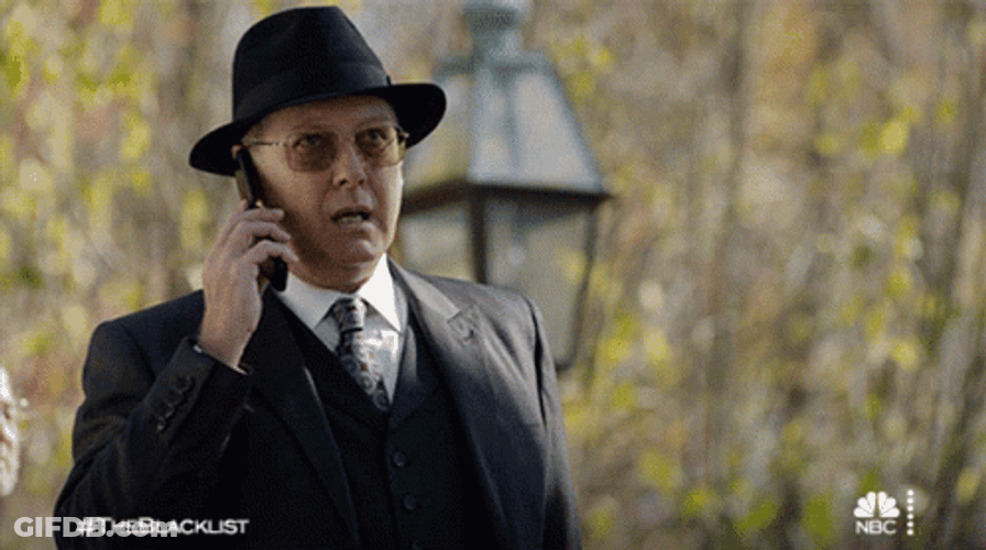 The Blacklist Red Checking Time GIF