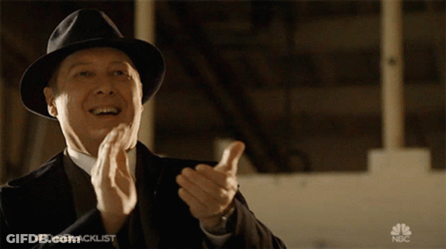 The Blacklist Red Clapping Hands GIF