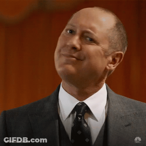 The Blacklist Red Disagreeing GIF