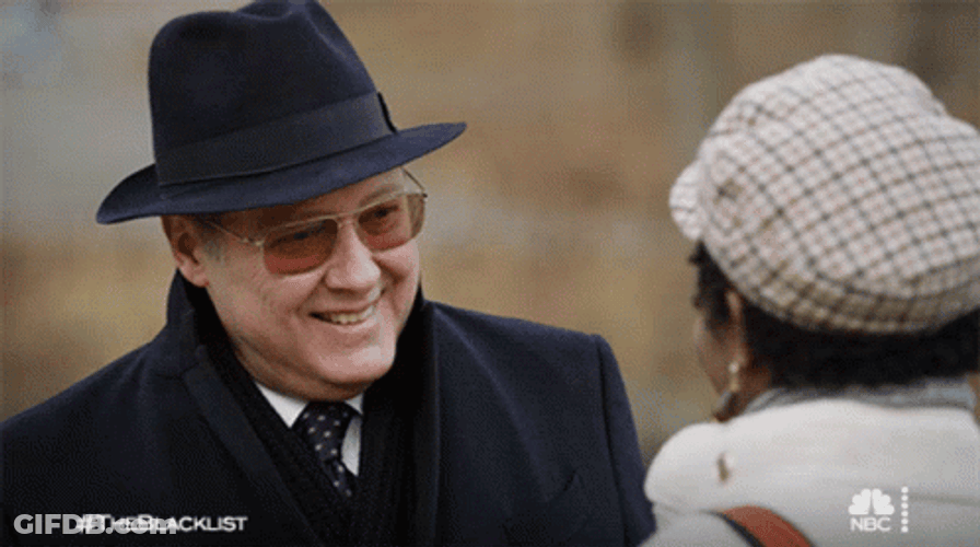 The Blacklist Red Greeting A Lady GIF