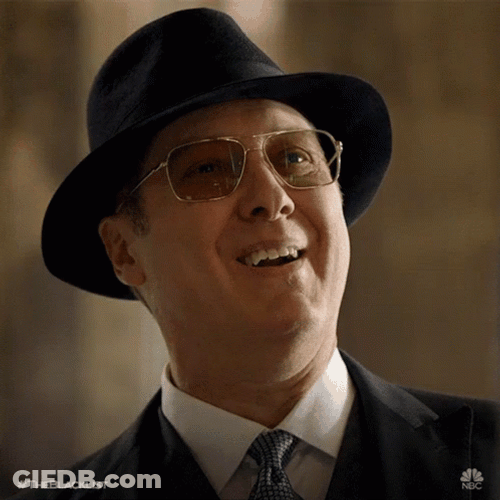 The Blacklist Red Laughing GIF
