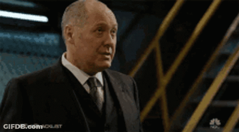The Blacklist Red Pointing Finger GIF