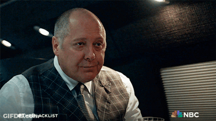 The Blacklist Red Rejecting GIF