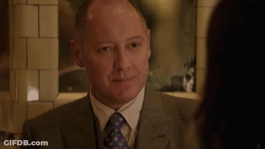 The Blacklist Red Smiling GIF