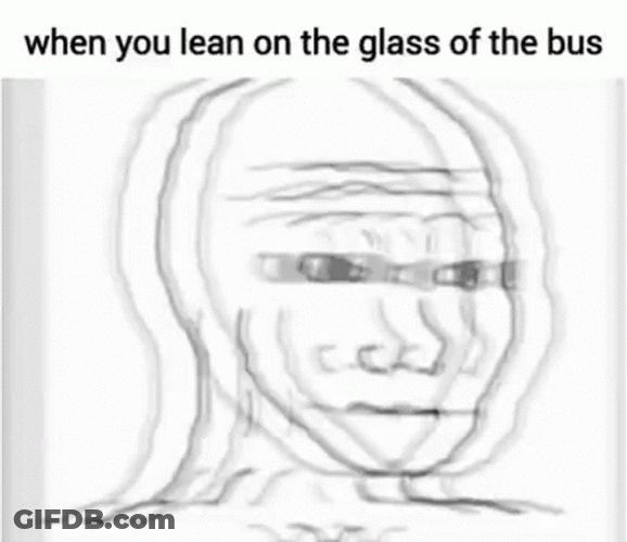 The Blank Face Mobile Art GIF
