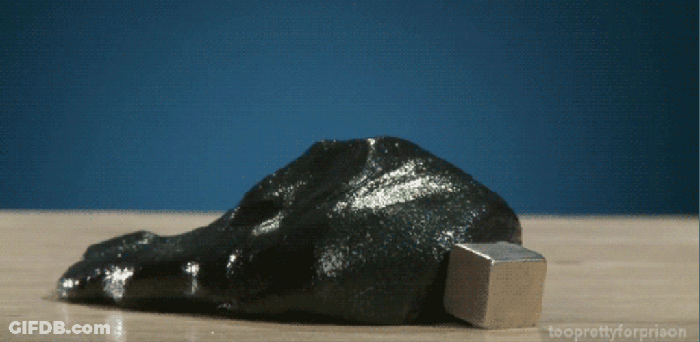 The Blob Swallowing A Cube GIF