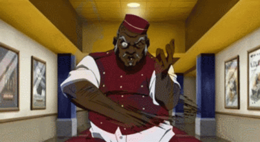 The Boondocks Huey Vs Uncle Ruckus GIF